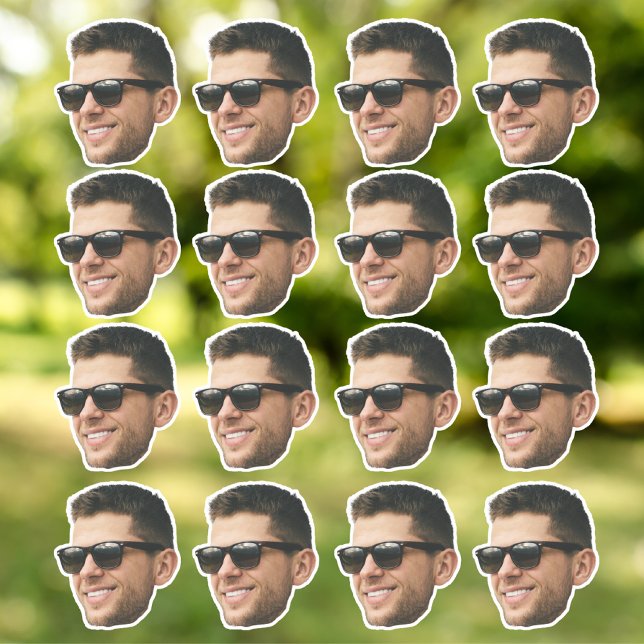 Personalized Cute Photo Face 16 Photos Sticker (Creator Uploaded)