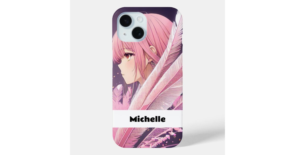 personalized-cute-pink-anime-girl-iphone-case-zazzle