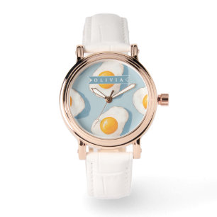Personalized Cute Pink Pool Float Summer Aesthetic Watch