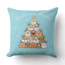 Personalized cute puppies Christmas tree dog lover