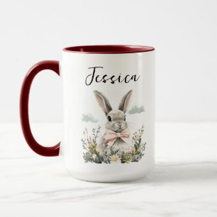 Personalized Cute Rabbit Adorable Bunny Animal Mug