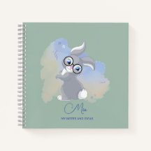 Personalized Cute Rabbit and Glasses 