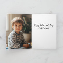 Personalized Cute Raccoon Valentine
