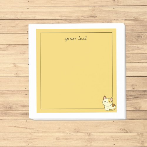 personalized cute simple cartoon baby animal post_it notes