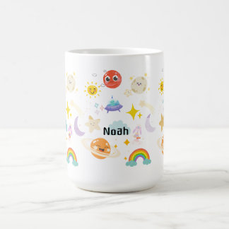 Personalized Cute Sky Solar Coffee Mug