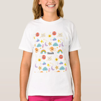 Personalized Cute Sky Solar T-Shirt
