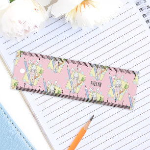 Personalized Cute Stuffed Animal Bunny Kids Ruler