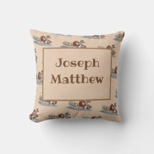 Personalized Cute Stuffed Animal Themed Throw Pillow