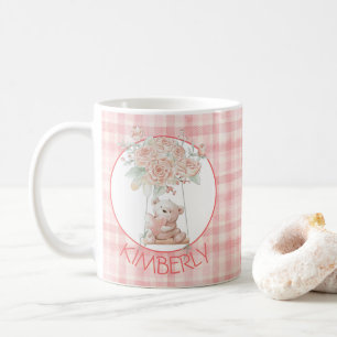 Personalized Cute Teddy Bear Coffee Mug