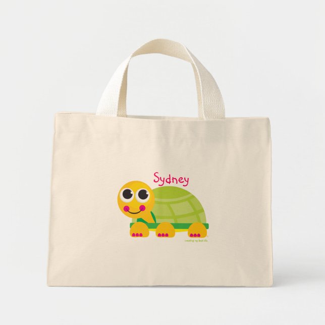 Personalized Cute Turtle Bag (Front)