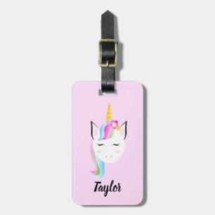 Personalized Cute Unicorn Luggage Tag