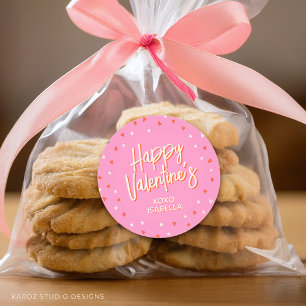 Personalized Cute Valentines Sticker