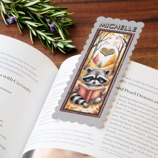 Personalized Cute Woodland Animals Bookmarks (Book)
