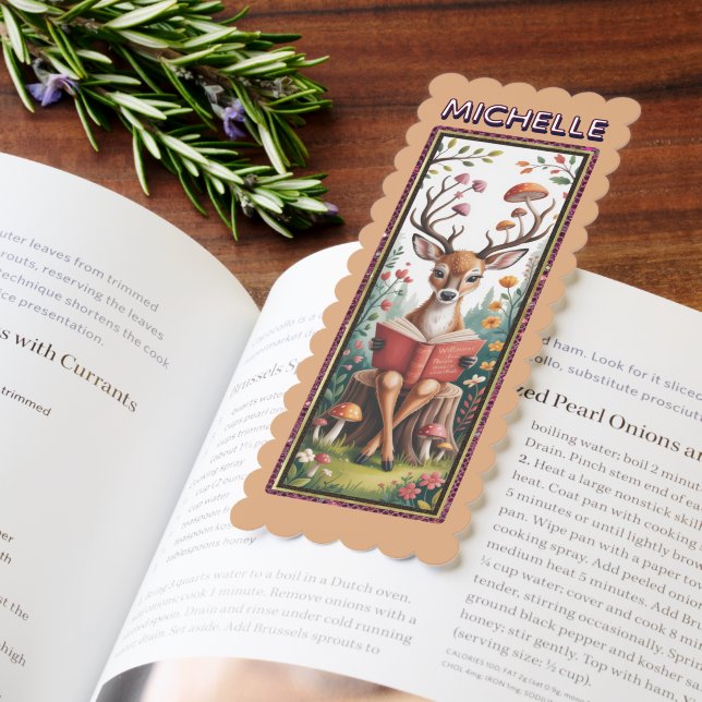 Personalized Cute Woodland Animals Bookmarks (Book)