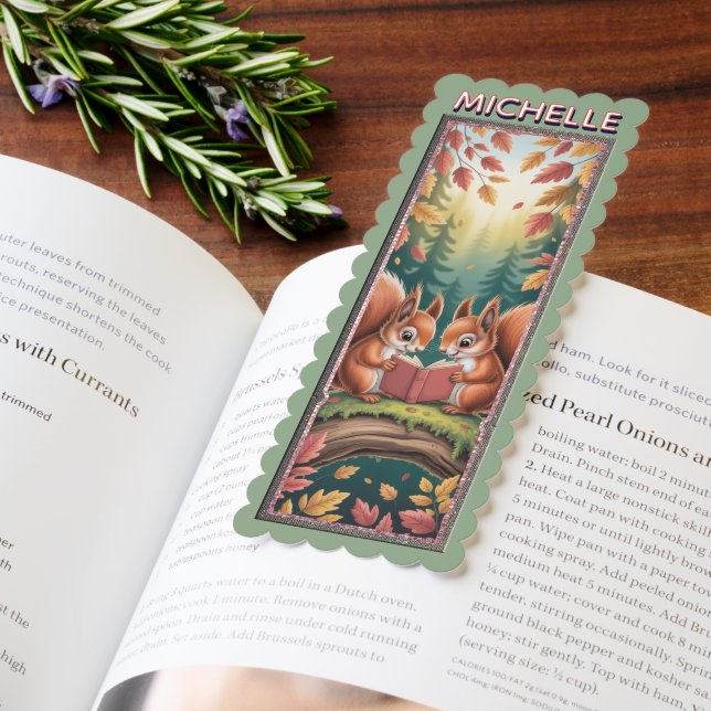 Personalized Cute Woodland Animals Bookmarks (Book)