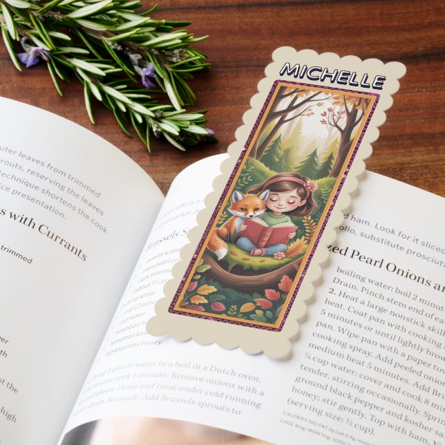 Personalized Cute Woodland Animals Bookmarks (Book)