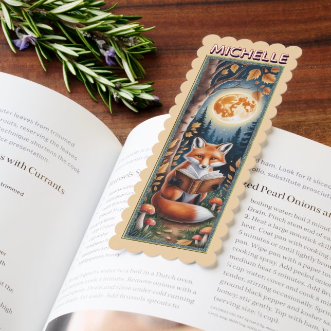Personalized Cute Woodland Animals Bookmarks (Book)