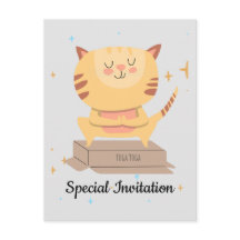 Personalized Cute Yoga Cat For Cat & Yoga Lover