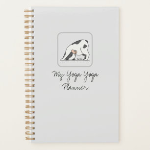 Personalized Cute Yoga Dog For Dog & Yoga Lover Planner