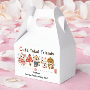 Personalized Cute Yokai Japanese Favor Box