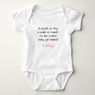 Personalized Cutest Baby Girl Outfit, Baby Bodysuit