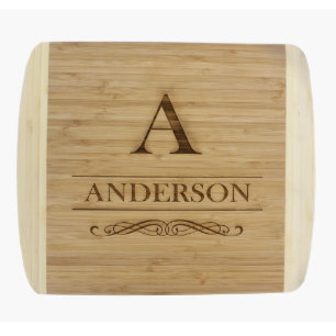 Personalized Cutting Bar Board - 6x8 Rounded Edge