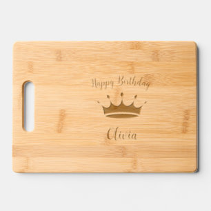 Personalized Cutting Board Happy Birthday Gift