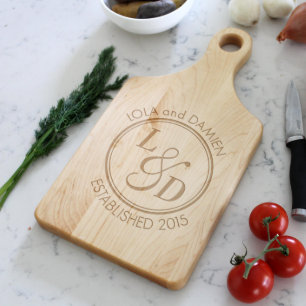 Personalized Cutting Board, Maple   Lola Damien