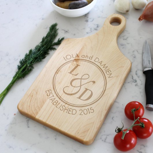 Personalized Cutting Board, Maple | Lola Damien (Top)
