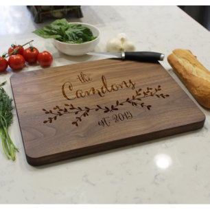 Personalized Cutting Board, Walnut   Camdons