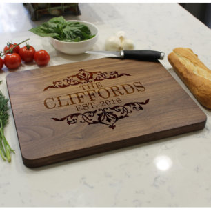 Personalized Cutting Board, Walnut   Clifford