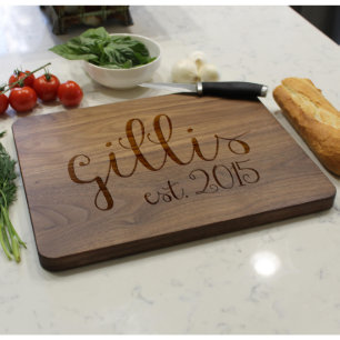 Personalized Cutting Board, Walnut   Gillis