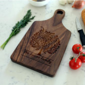 Personalized Cutting Board, Walnut | Mason (Front)