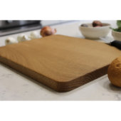 Personalized Cutting Board, White Oak | Wilson (Front Right)