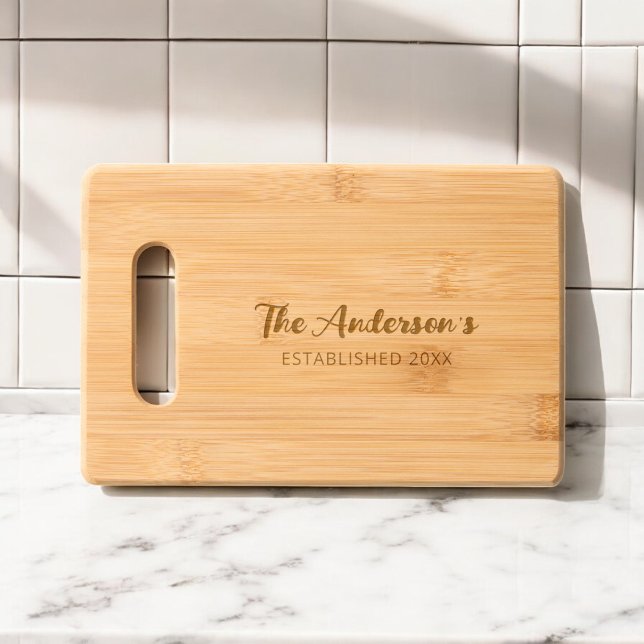 Personalized Cutting Board with Family Name (Creator Uploaded)