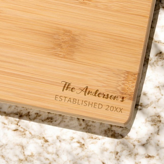 Personalized Cutting Board with Family Name (Creator Uploaded)