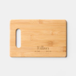 Personalized Cutting or Charcuterie Engraved Cutting Board