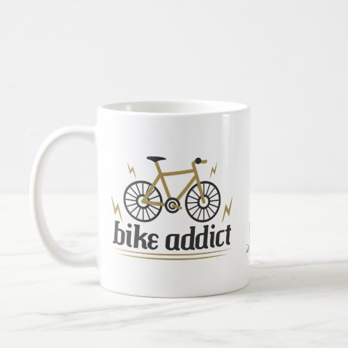 Personalized Cycling Bike Cyclist Bicycle Coffee Mug