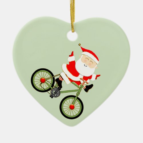 personalized cycling collectible ceramic ornament