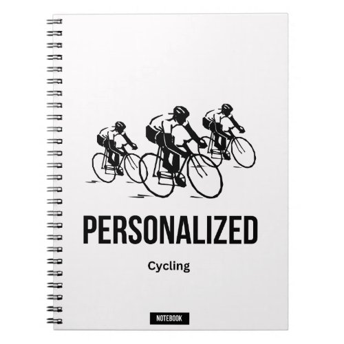 Personalized Cycling Notebook