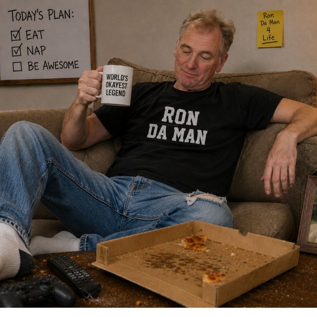 Personalized Da Man Funny Name Shirt Gift For Him (Creator Uploaded)