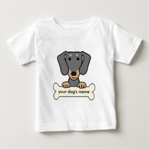 Personalized Dachshund Baby T-Shirt