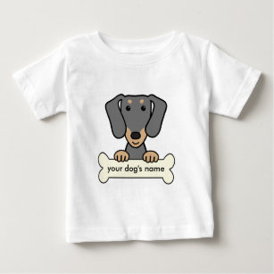 Personalized Dachshund Baby T-Shirt