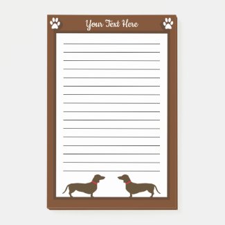 Personalized Dachshund - Doxie Puppy Dog