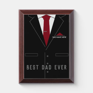 Personalized Dad Award Plaque Custom Text Name