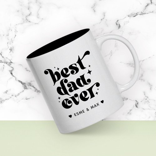 Personalized Dad Coffee Mug with Kids Names