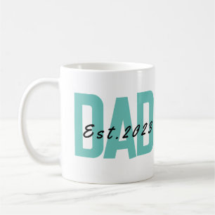 Personalized Dad Est 2023 Fathers Day Coffee Mug