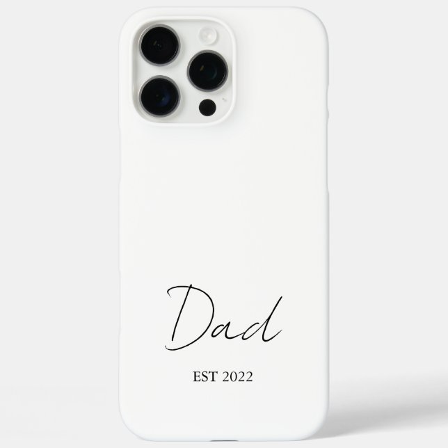 Personalized “DAD Est. [Year]” -  Case-Mate iPhone Case (Back)