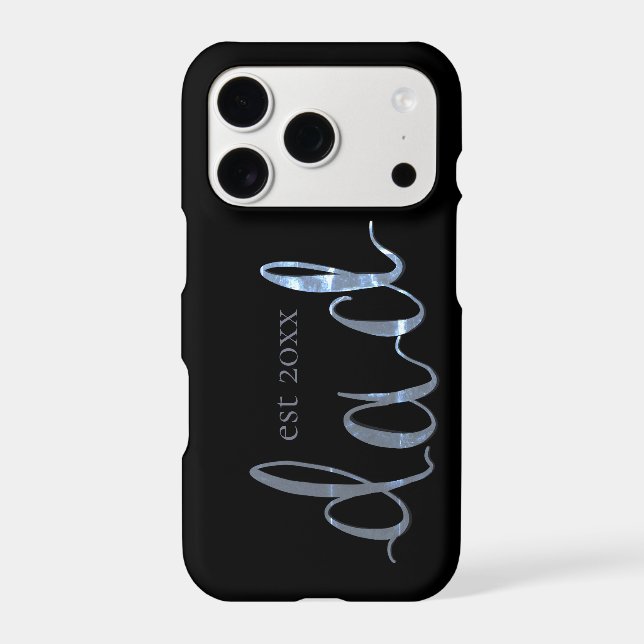 Personalized Dad Est. Year Vendedrl iPhone Case (Back)