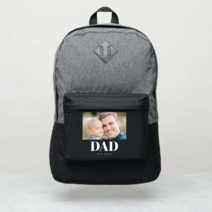 Personalized Dad Established Year Photo Port Authority® Backpack
